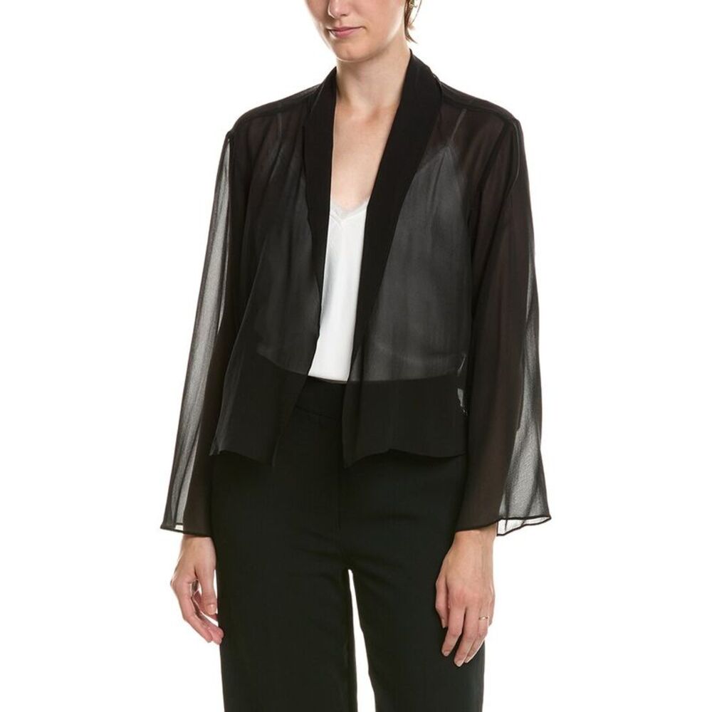 Eileen Fisher Womens  Silk Top, Black